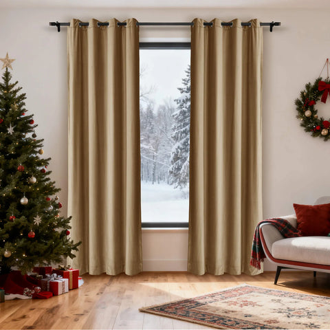 Cololeaf-Christmas-Soft-Luxury-Velvet-Blackout-Drapes-Thermal-Curtains-Sable_5 - Cololeaf