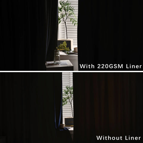 MJ11 Christmas Soft Velvet Blackout Drapes For Bedroom Living Room Holiday Decorations 1 Panel
