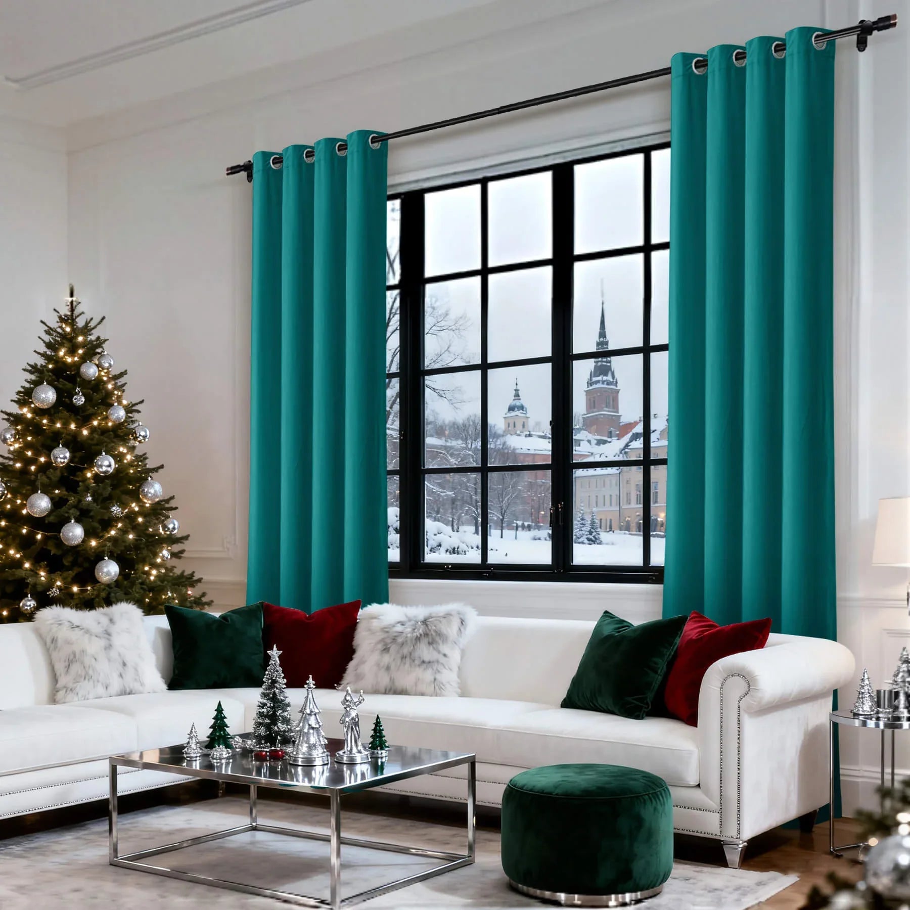 Cololeaf-Christmas-Soft-Luxury-Velvet-Blackout-Drapes-Thermal-Curtains-Turquiose_8 - Cololeaf