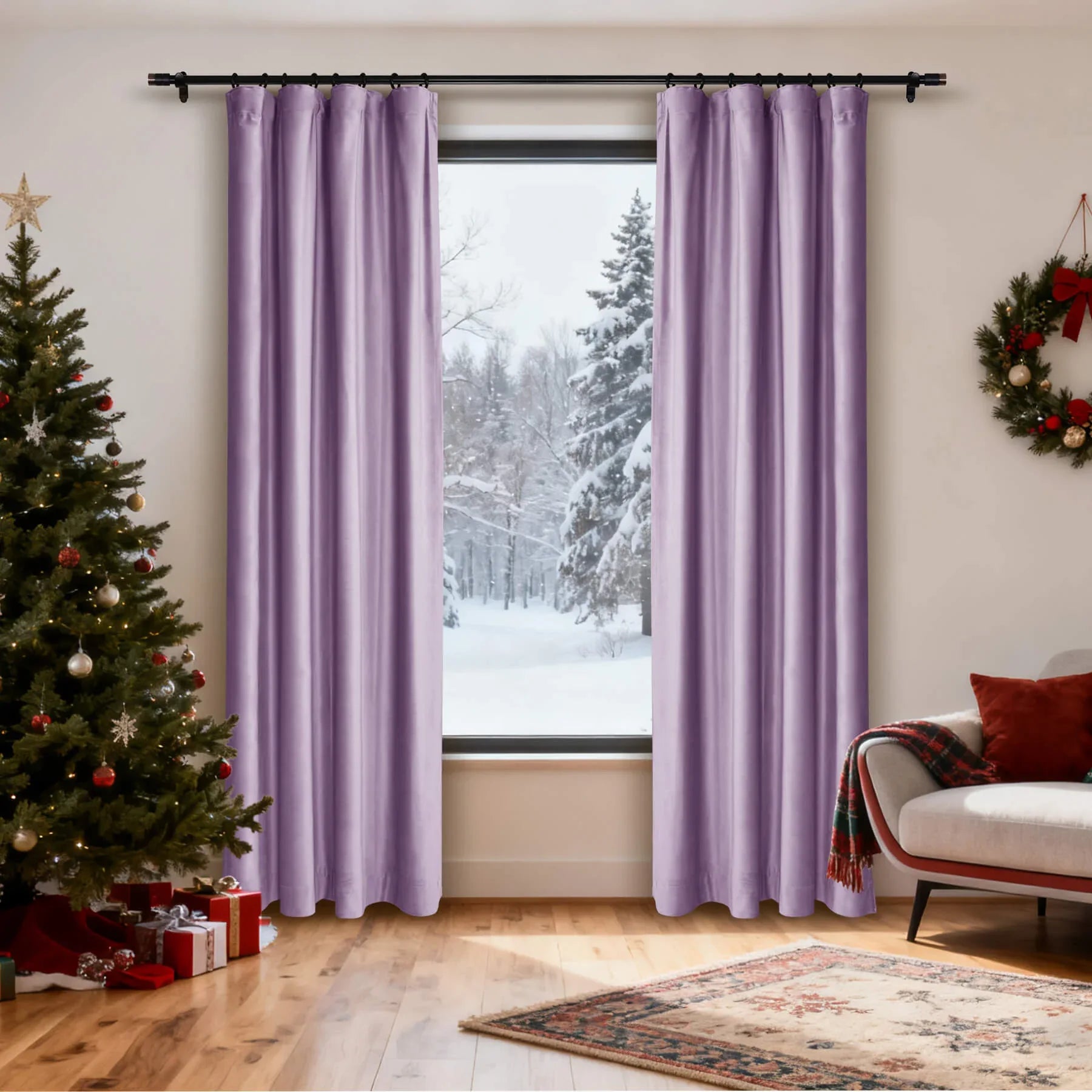 Cololeaf-Christmas-Soft-Luxury-Velvet-Blackout-Drapes-Thermal-Curtains-Violet_6 - Cololeaf