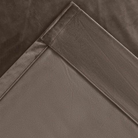 MJ11 Soft Velvet Home Theater Blackout Curtain Noise Reducing with Liner Multiple Headers 1 Panel
