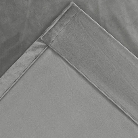 MJ11 Soft Velvet Home Theater Blackout Curtain Noise Reducing with Liner Multiple Headers 1 Panel
