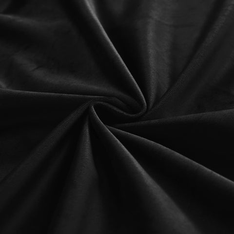 MJ11 Soft Velvet Home Theater Blackout Curtain Noise Reducing with Liner Multiple Headers 1 Panel