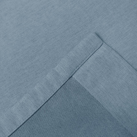 Frank Room Darkening Linen Blend Curtains Heavy Weight Thermal Blackout Drapes Grommet 1 Panel