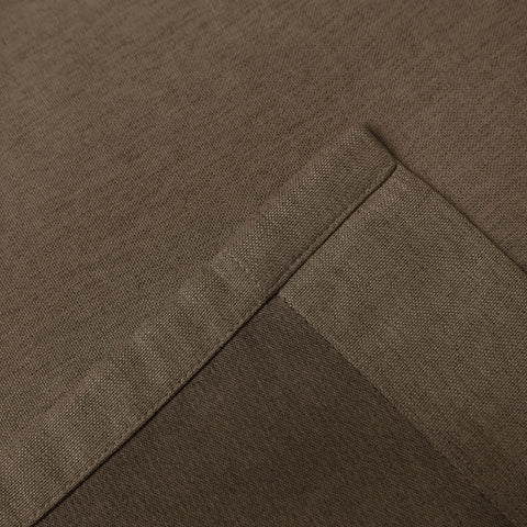 Frank Room Darkening Linen Blend Curtains Heavy Weight Thermal Drapes Back Tab & Rod Pocket 1 Panel