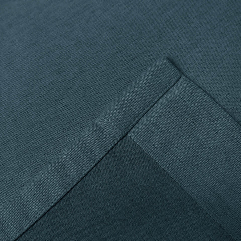 Frank Room Darkening Linen Blend Curtains Heavy Weight Thermal Blackout Drapes Grommet 1 Panel