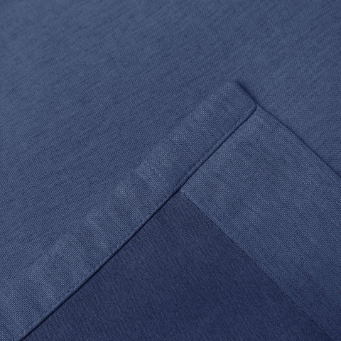 Frank Room Darkening Linen Blend Curtains Heavy Weight Thermal Blackout Drapes Grommet 1 Panel