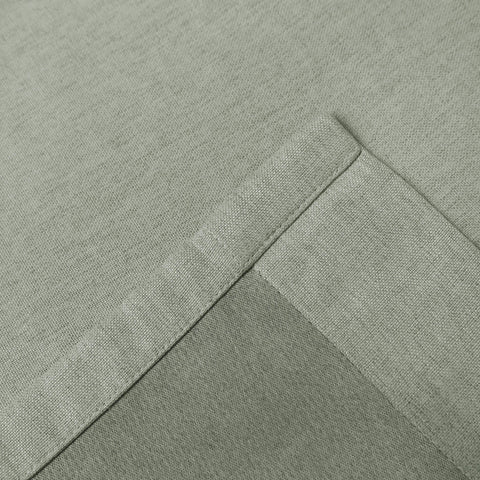Frank Room Darkening Linen Blend Curtains Heavy Weight Thermal Drapes Back Tab & Rod Pocket 1 Panel
