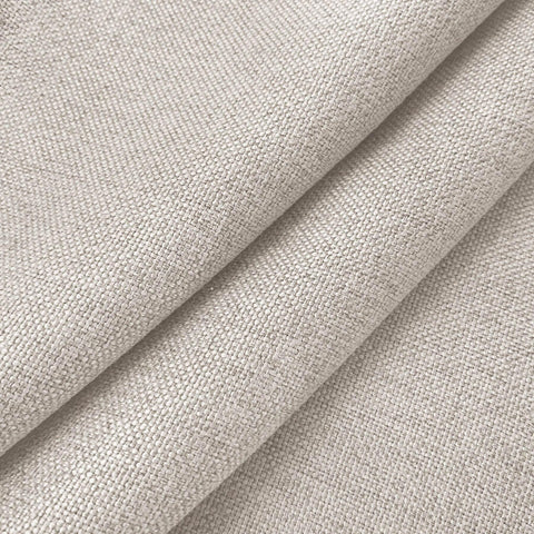 Frank Heavyweight Linen Blend Blackout Curtains - Thermal Insulated, Room Darkening, Pinch Pleat Drapes - Cololeaf -- #01 Ivory White