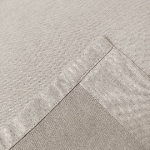 Frank Room Darkening Linen Blend Curtains Heavy Weight Thermal Drapes Back Tab & Rod Pocket 1 Panel