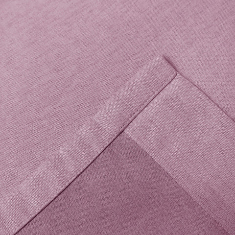 Frank Room Darkening Linen Blend Curtains Heavy Weight Thermal Blackout Drapes Grommet 1 Panel