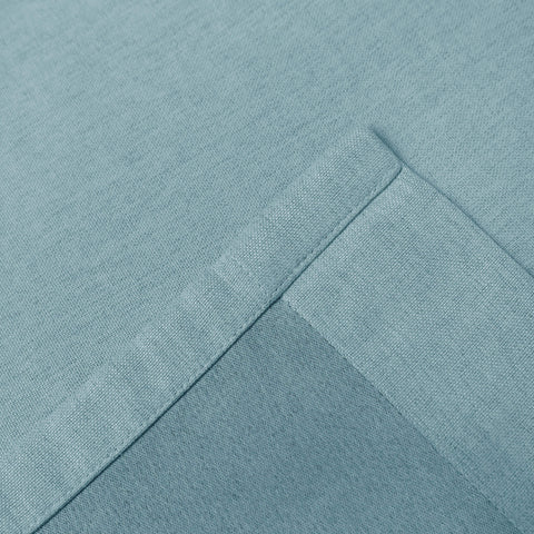 Frank Room Darkening Linen Blend Curtains Heavy Weight Thermal Blackout Drapes Grommet 1 Panel