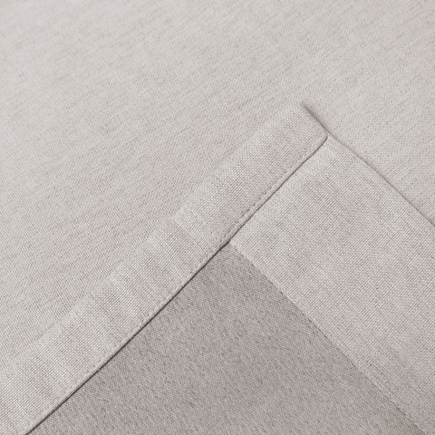 Frank Room Darkening Linen Blend Curtains Heavy Weight Thermal Drapes Back Tab & Rod Pocket 1 Panel