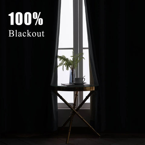 223 Premium 100% Blackout Velvet Drape 280gsm Pinch Pleat - Cololeaf -- #7 Beige