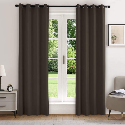 223 Premium 100% Blackout Velvet Drape, 280gsm Polyester Multiple Headers 1 Panel