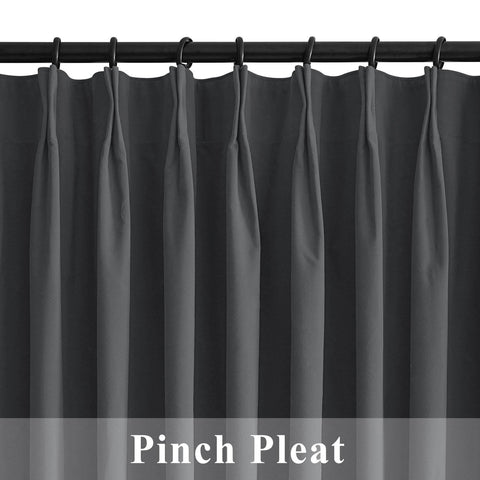 223 Premium 100% Blackout Velvet Drape 280gsm Pinch Pleat - Cololeaf -- #7 Beige