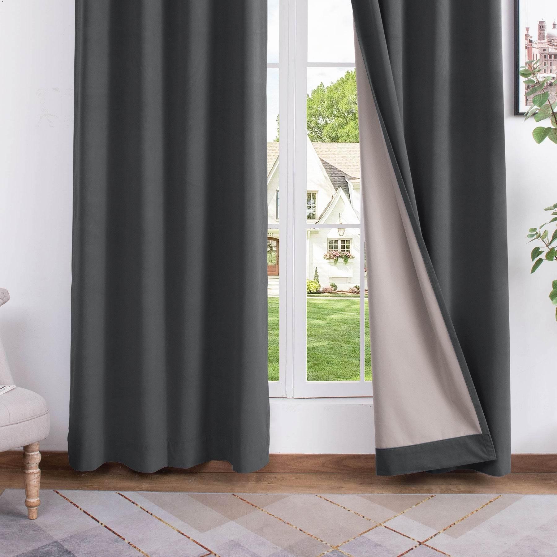 223 Premium 100% Blackout Velvet Drape 280gsm Pinch Pleat - Cololeaf -- #7 Beige
