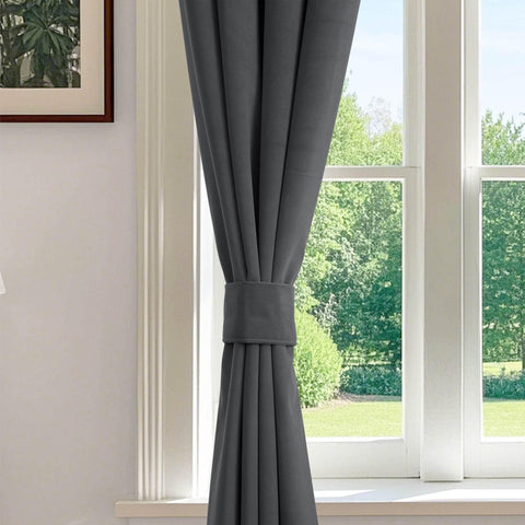 223 Premium 100% Blackout Velvet Drape 280gsm Pinch Pleat - Cololeaf -- #7 Beige