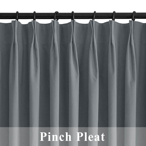 223 Premium 100% Blackout Velvet Drape 280gsm Pinch Pleat - Cololeaf -- #7 Beige