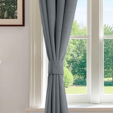 223 Premium 100% Blackout Velvet Drape 280gsm Pinch Pleat - Cololeaf -- #7 Beige