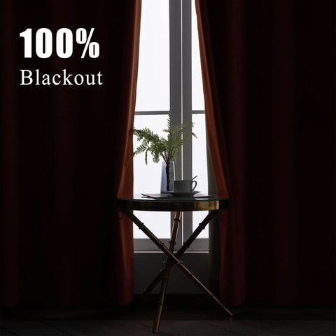 223 Premium 100% Blackout Velvet Drape 280gsm Pinch Pleat - Cololeaf -- #7 Beige