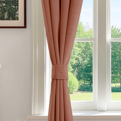223 Premium 100% Blackout Velvet Drape, 280gsm Polyester Multiple Headers 1 Panel