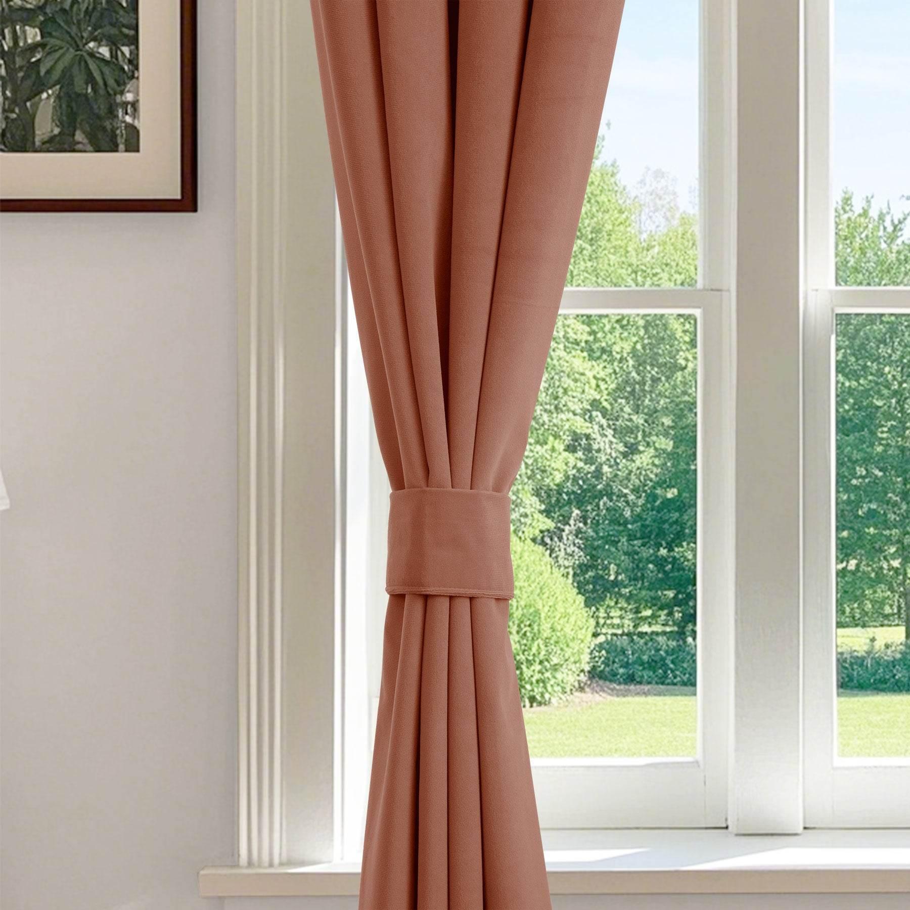 223 Premium 100% Blackout Velvet Drape 280gsm Pinch Pleat - Cololeaf -- #7 Beige