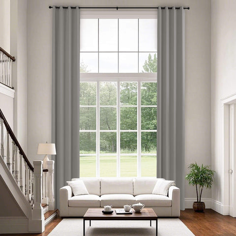 223 Extra Long 100% Blackout Velvet Drape, 280gsm Lightweight Polyester Grommet 1 Panel