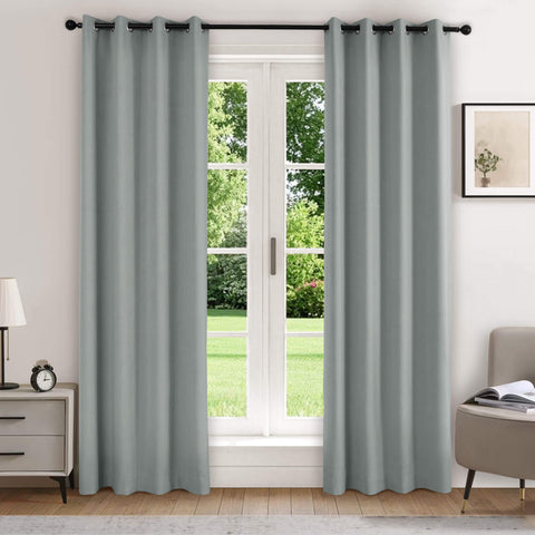 223 Premium 100% Blackout Velvet Drape, 280gsm Polyester Multiple Headers 1 Panel