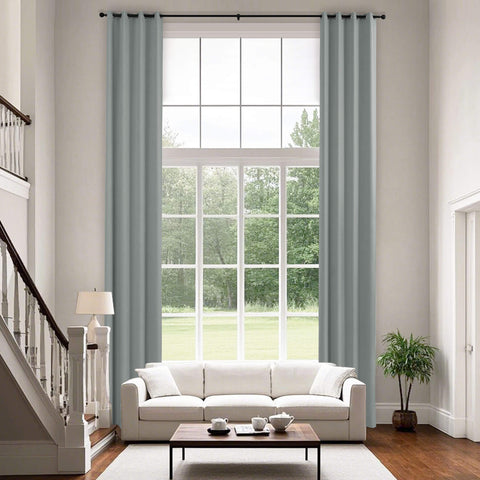 223 Extra Long 100% Blackout Velvet Drape, 280gsm Lightweight Polyester Grommet 1 Panel