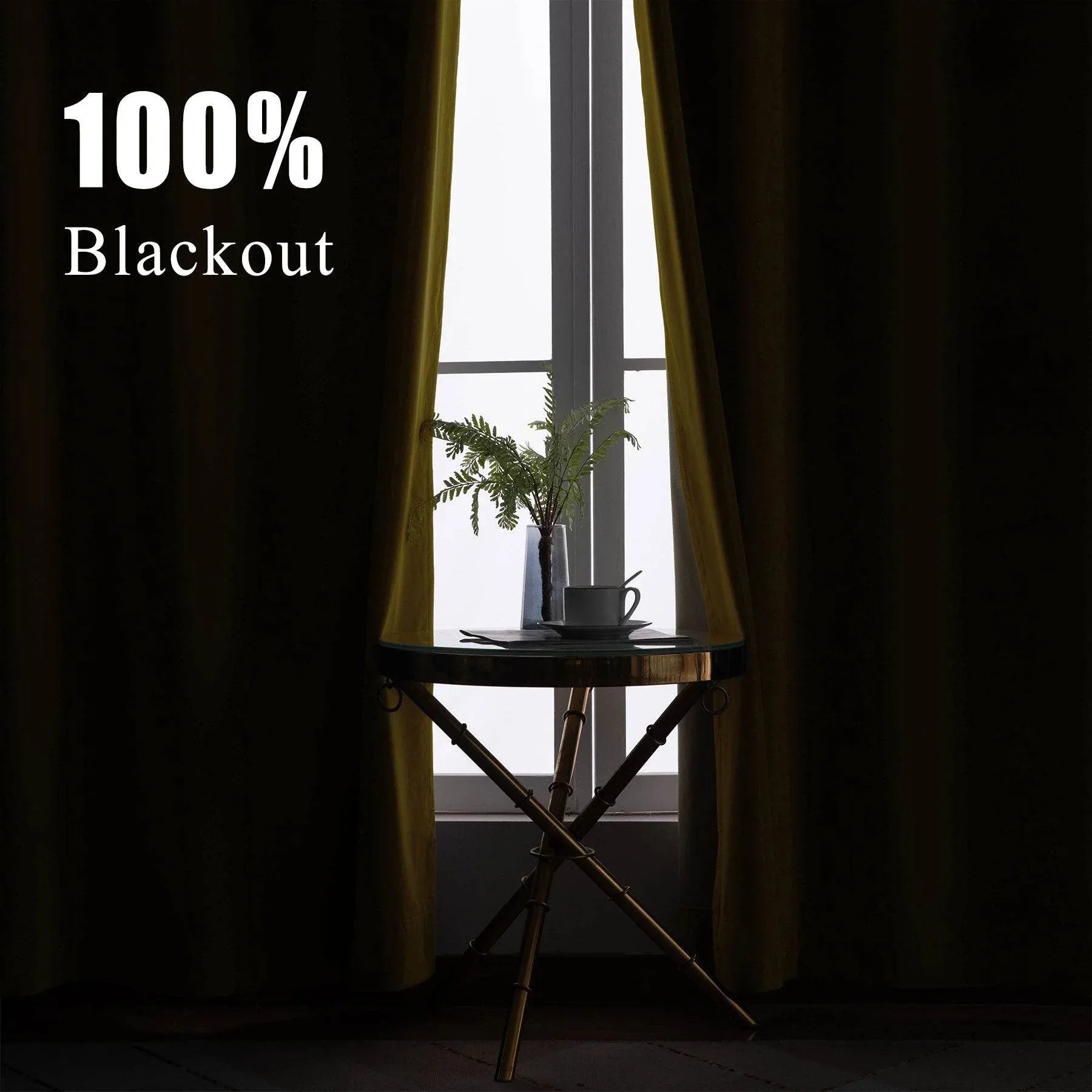 223 Premium 100% Blackout Velvet Drape 280gsm Pinch Pleat - Cololeaf -- #7 Beige