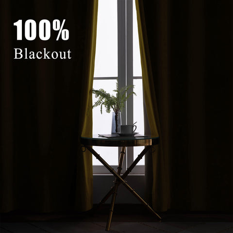 223 Premium 100% Blackout Velvet Drape, 280gsm Polyester Multiple Headers 1 Panel