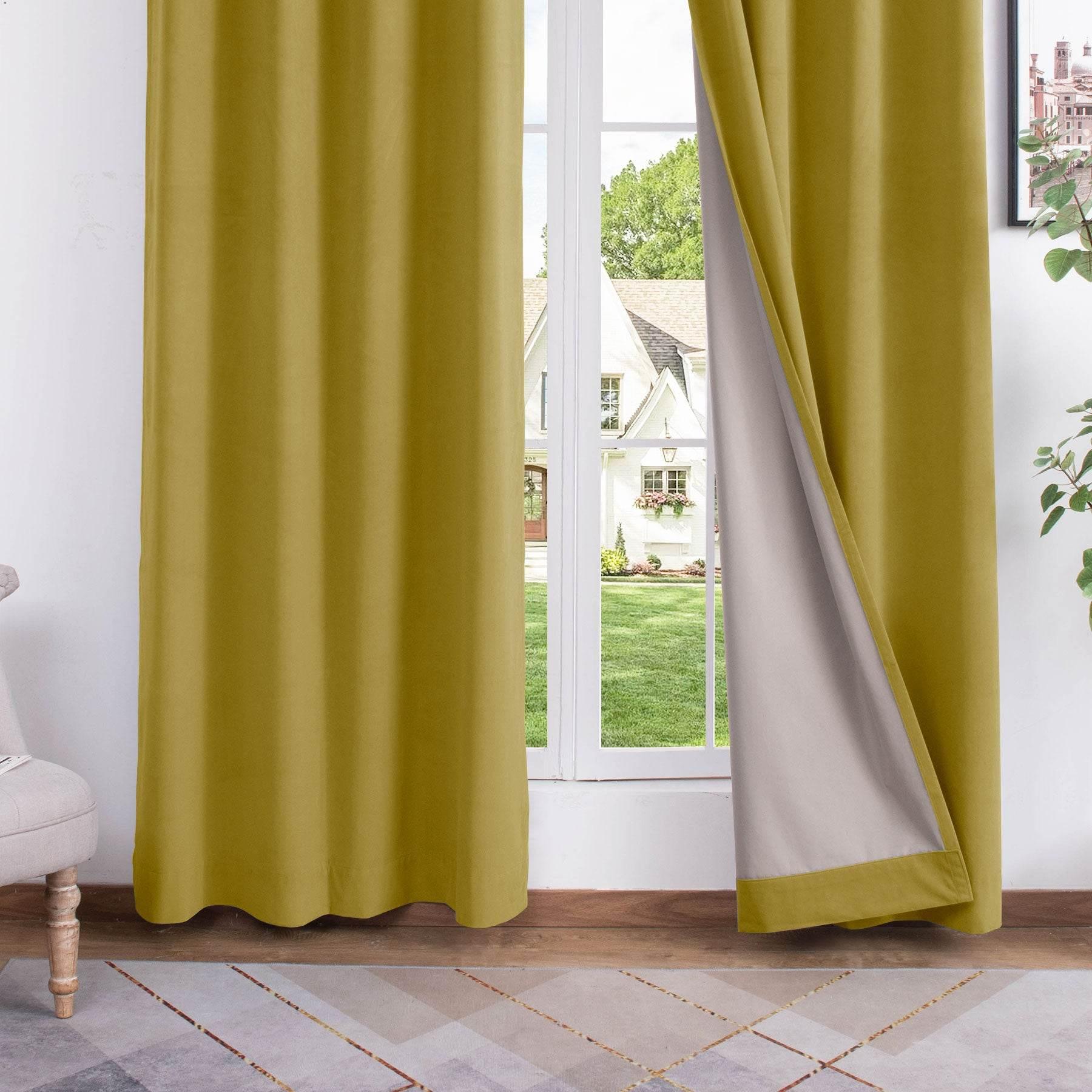 223 Premium 100% Blackout Velvet Drape 280gsm Pinch Pleat - Cololeaf -- #7 Beige