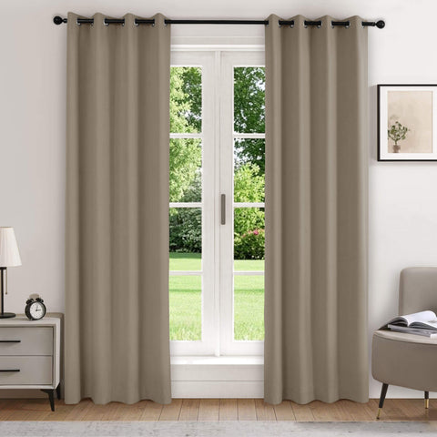 223 Premium 100% Blackout Velvet Drape, 280gsm Polyester Multiple Headers 1 Panel