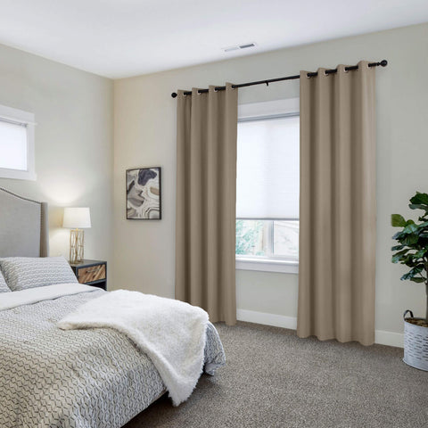 223 Premium 100% Blackout Velvet Drape, 280gsm Polyester Multiple Headers 1 Panel