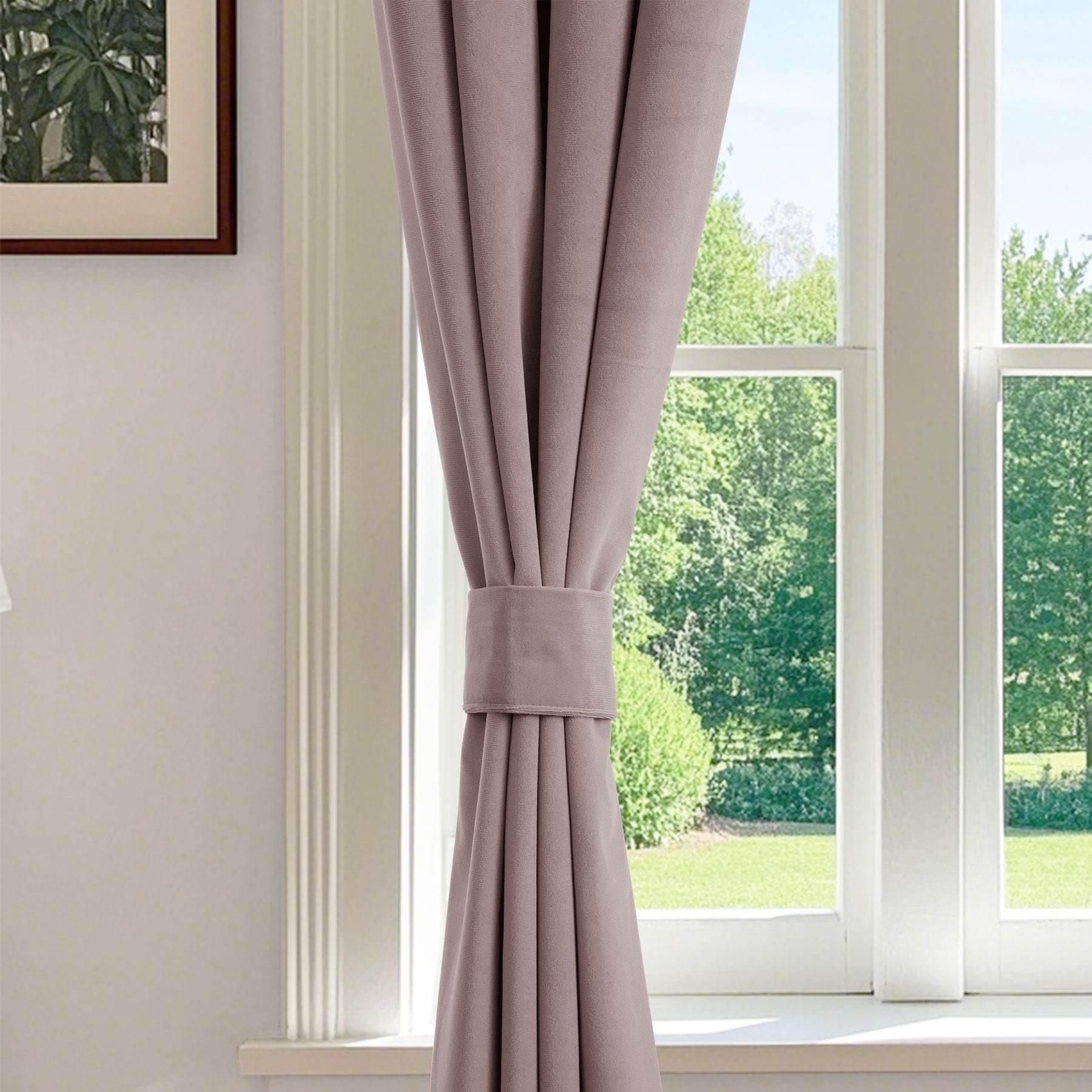 223 Premium 100% Blackout Velvet Drape 280gsm Pinch Pleat - Cololeaf -- #7 Beige