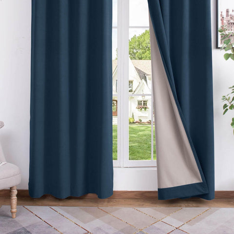 223 Premium 100% Blackout Velvet Drape 280gsm Pinch Pleat - Cololeaf -- #7 Beige