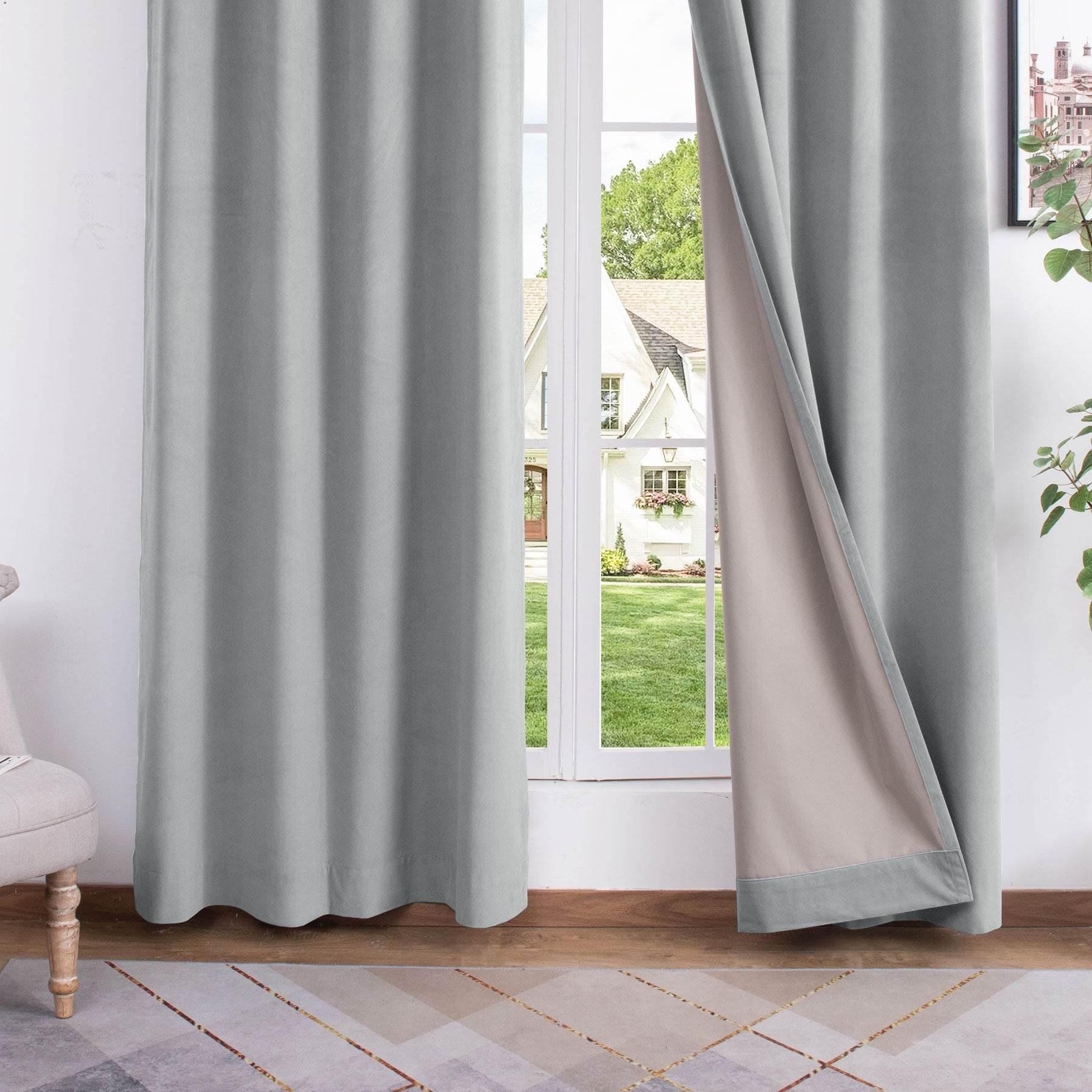 223 Premium 100% Blackout Velvet Drape 280gsm Pinch Pleat - Cololeaf -- #7 Beige