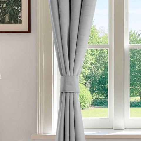 223 Premium 100% Blackout Velvet Drape 280gsm Pinch Pleat - Cololeaf -- #7 Beige