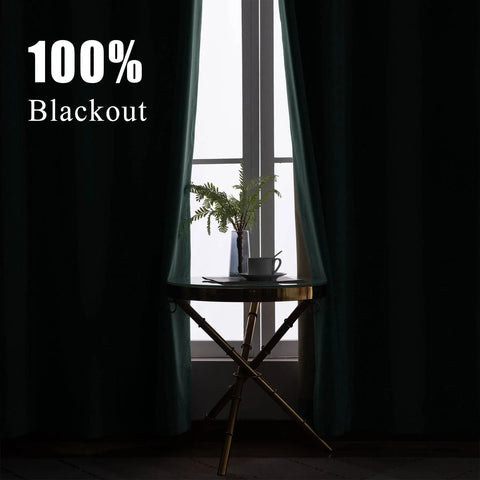 223 Premium 100% Blackout Velvet Drape 280gsm Pinch Pleat - Cololeaf -- #7 Beige
