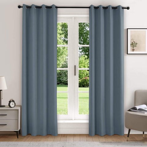 223 Premium 100% Blackout Velvet Drape, 280gsm Polyester Multiple Headers 1 Panel