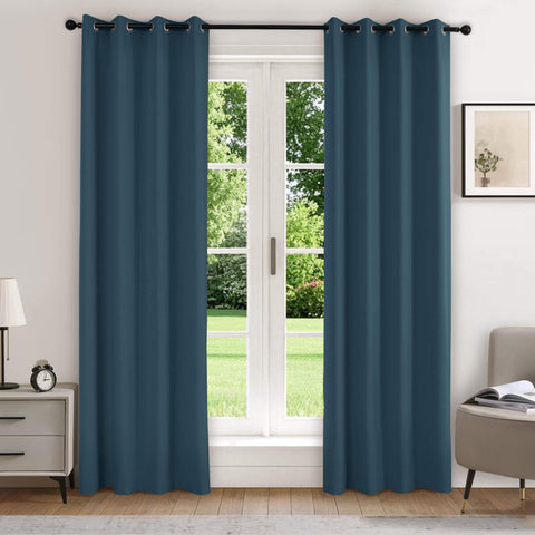 223 Premium 100% Blackout Velvet Drape, 280gsm Polyester Multiple Headers 1 Panel