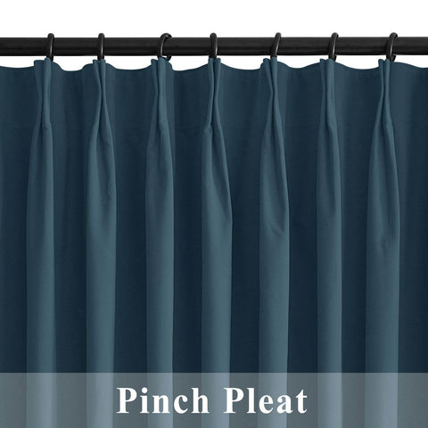 223 Premium 100% Blackout Velvet Drape 280gsm Pinch Pleat - Cololeaf -- #7 Beige