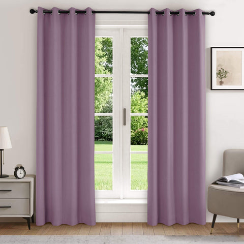 223 Extra Long 100% Blackout Velvet Drape, 280gsm Lightweight Polyester Grommet 1 Panel