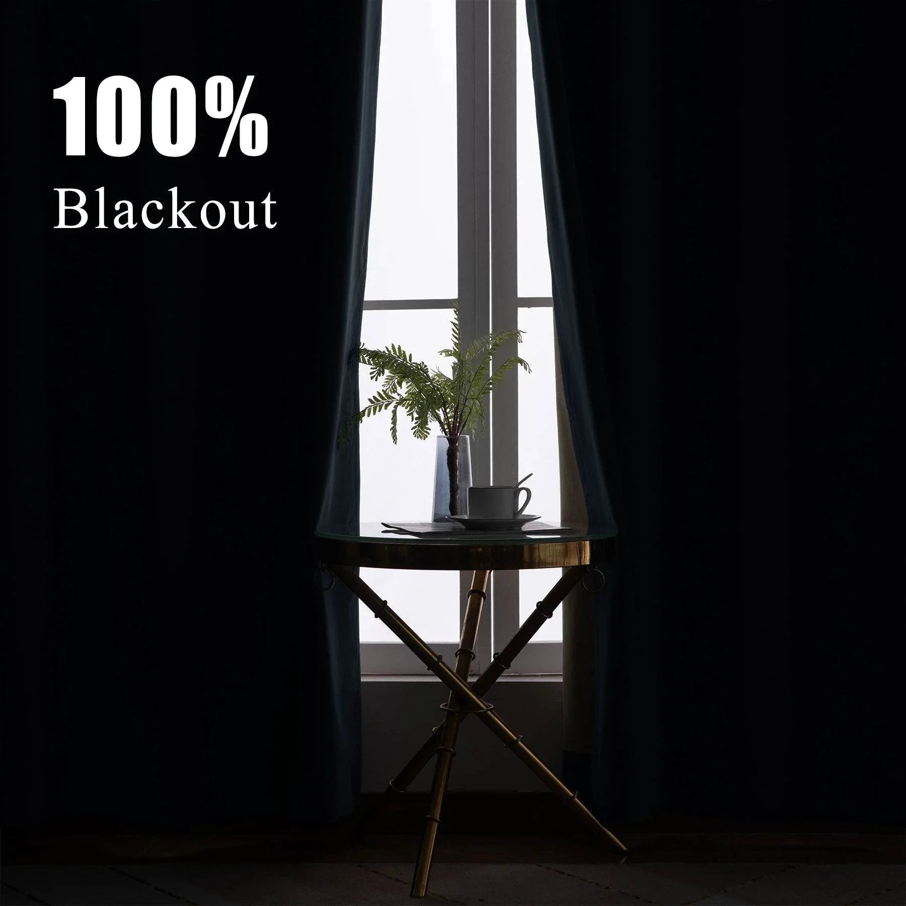 223 Premium 100% Blackout Velvet Drape 280gsm Pinch Pleat - Cololeaf -- #7 Beige
