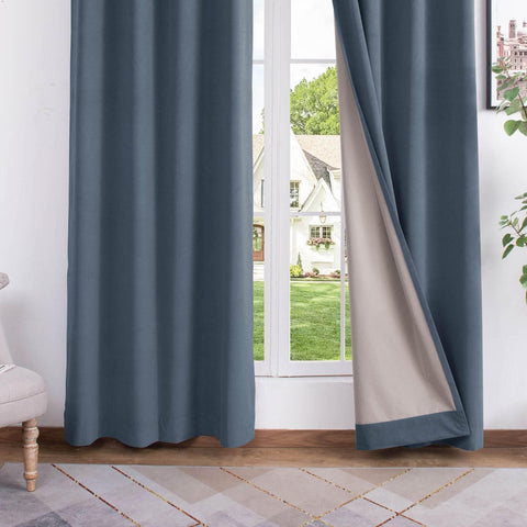 223 Premium 100% Blackout Velvet Drape 280gsm Pinch Pleat - Cololeaf -- #7 Beige