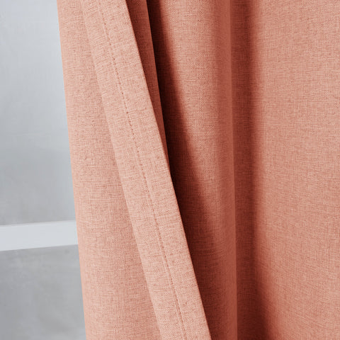 3009 Reversible 100% Blackout Linen Blend Curtain Pinch Pleat 1 Panel