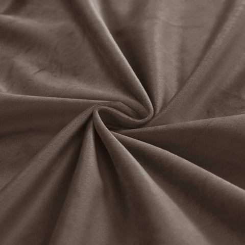 MJ11 Extra Long Soft Velvet Blackout Drapes For Loft Living Room Grommet 1 Panel