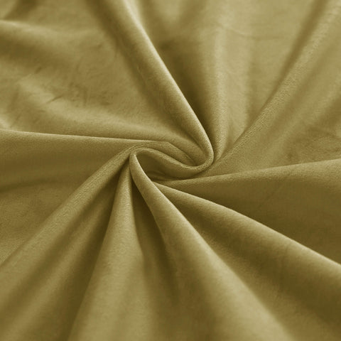MJ11 Extra Long Soft Velvet Blackout Drapes For Loft Living Room Grommet 1 Panel