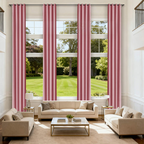 MJ11 Extra Long Soft Velvet Blackout Drapes For Loft Living Room Grommet 1 Panel